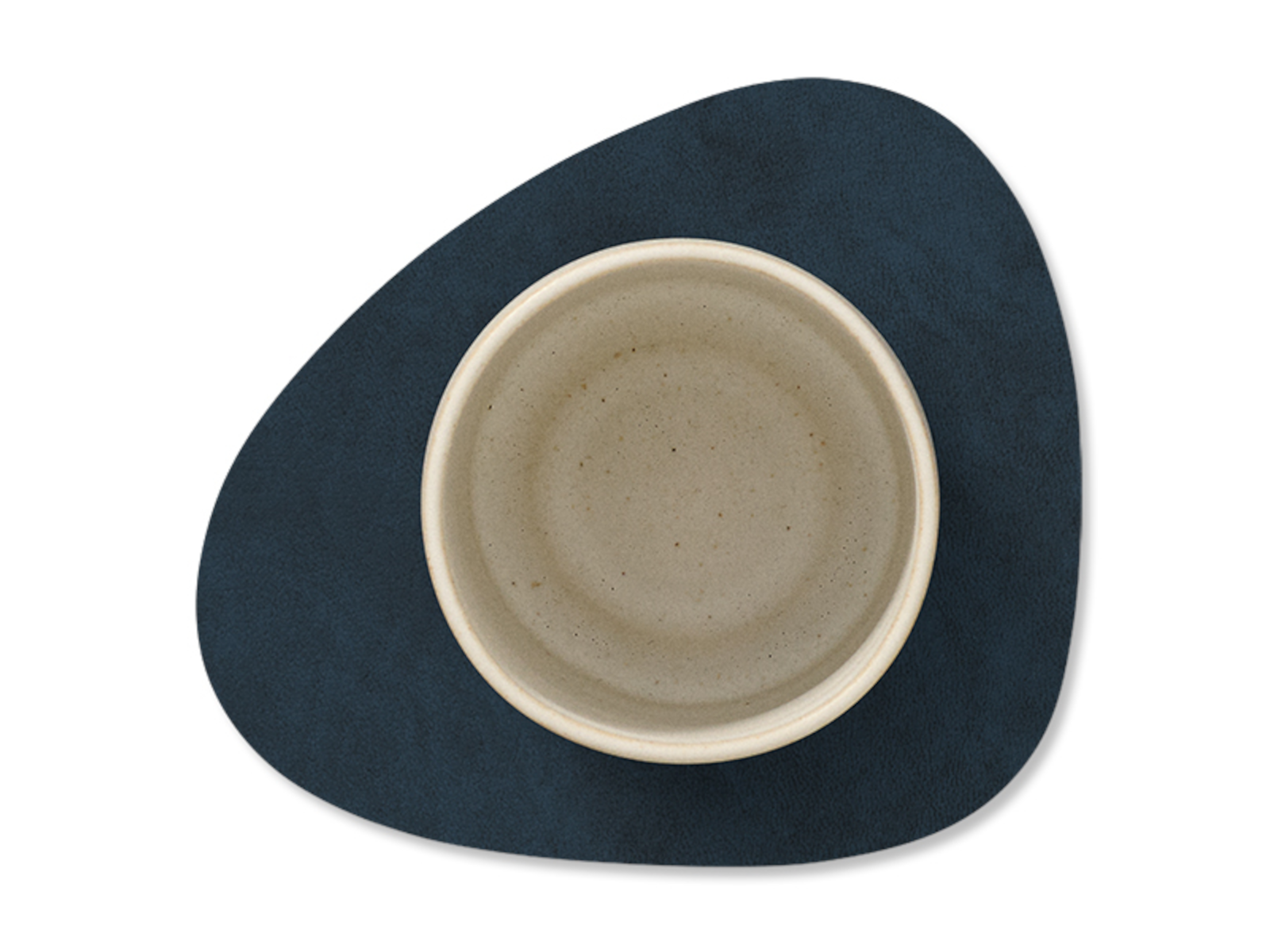 LIND DNA Nupo Untersetzer Curve Double midnight blue/petrol 11 x 13cm Freisteller 7