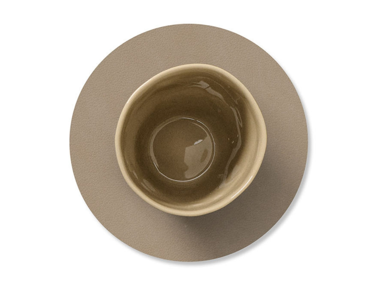 LIND DNA Nupo Untersetzer Circle clay brown 10cm - Produktbild 3