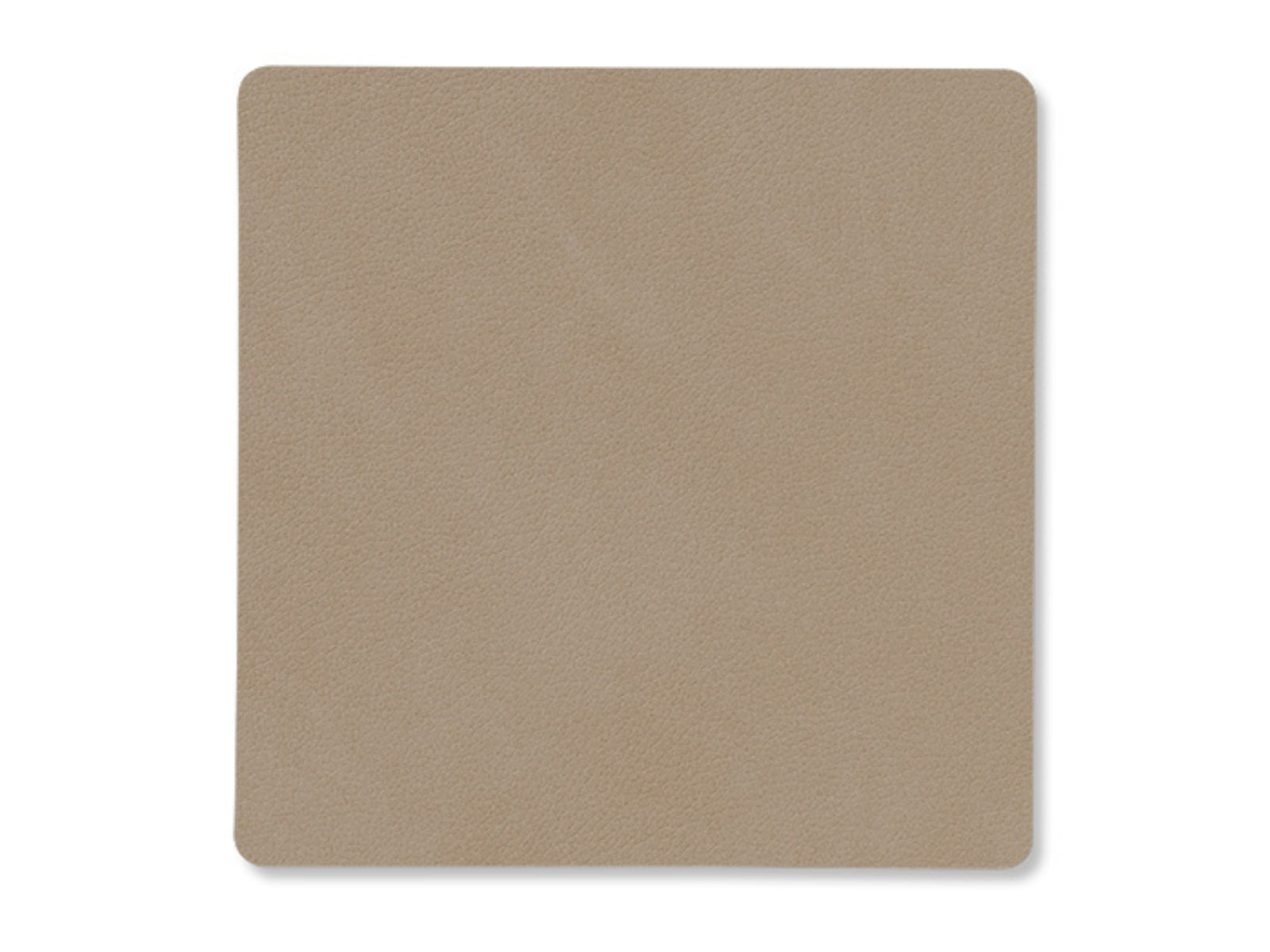 LIND DNA Nupo Untersetzer Square clay brown 10x10cm