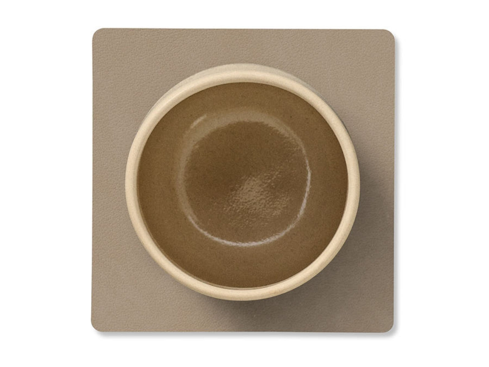 LIND DNA Nupo Untersetzer Square clay brown 10x10cm - Produktbild 2