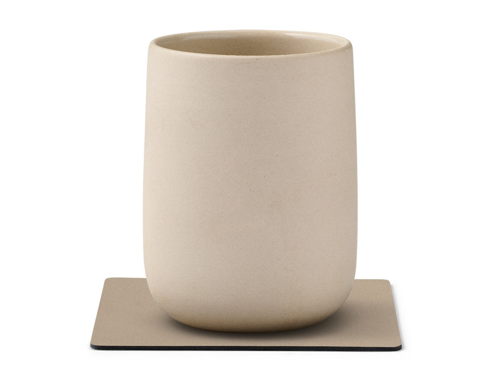 LIND DNA Nupo Untersetzer Square clay brown 10x10cm - Produktbild 3