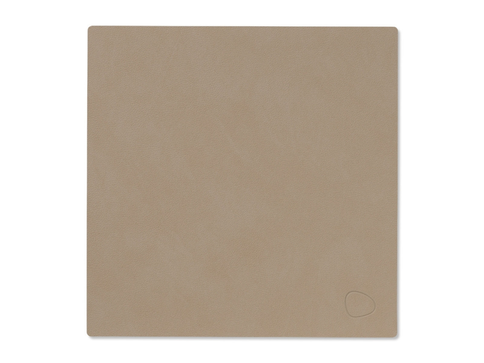 LIND DNA Nupo Tischset Square S clay brown 28x28cm - Produktbild 1