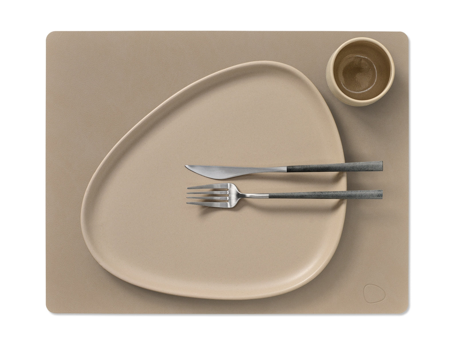 LIND DNA Nupo Tischset Square L clay brown 35x45cm - Produktbild 2