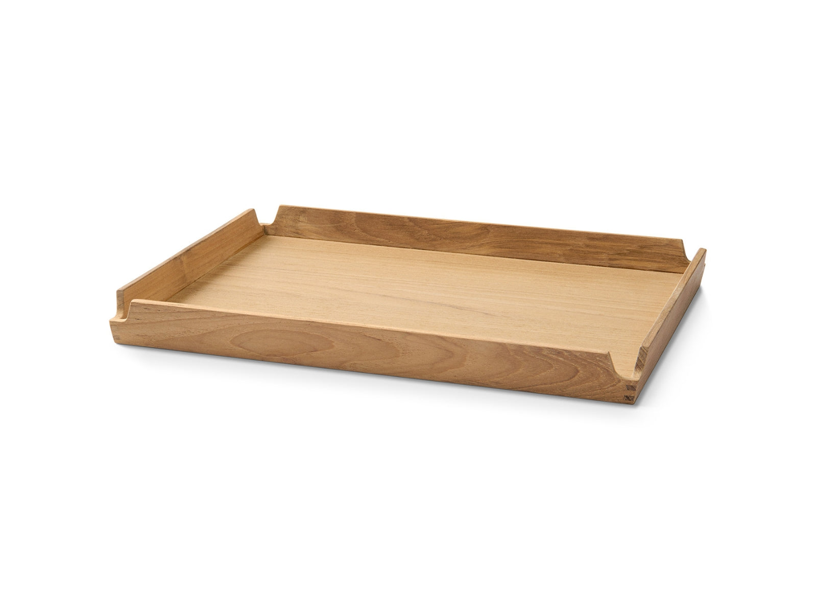 LIND DNA Nupo Tablett Teak Square M airy nougat 36x28cm - Produktbild 1