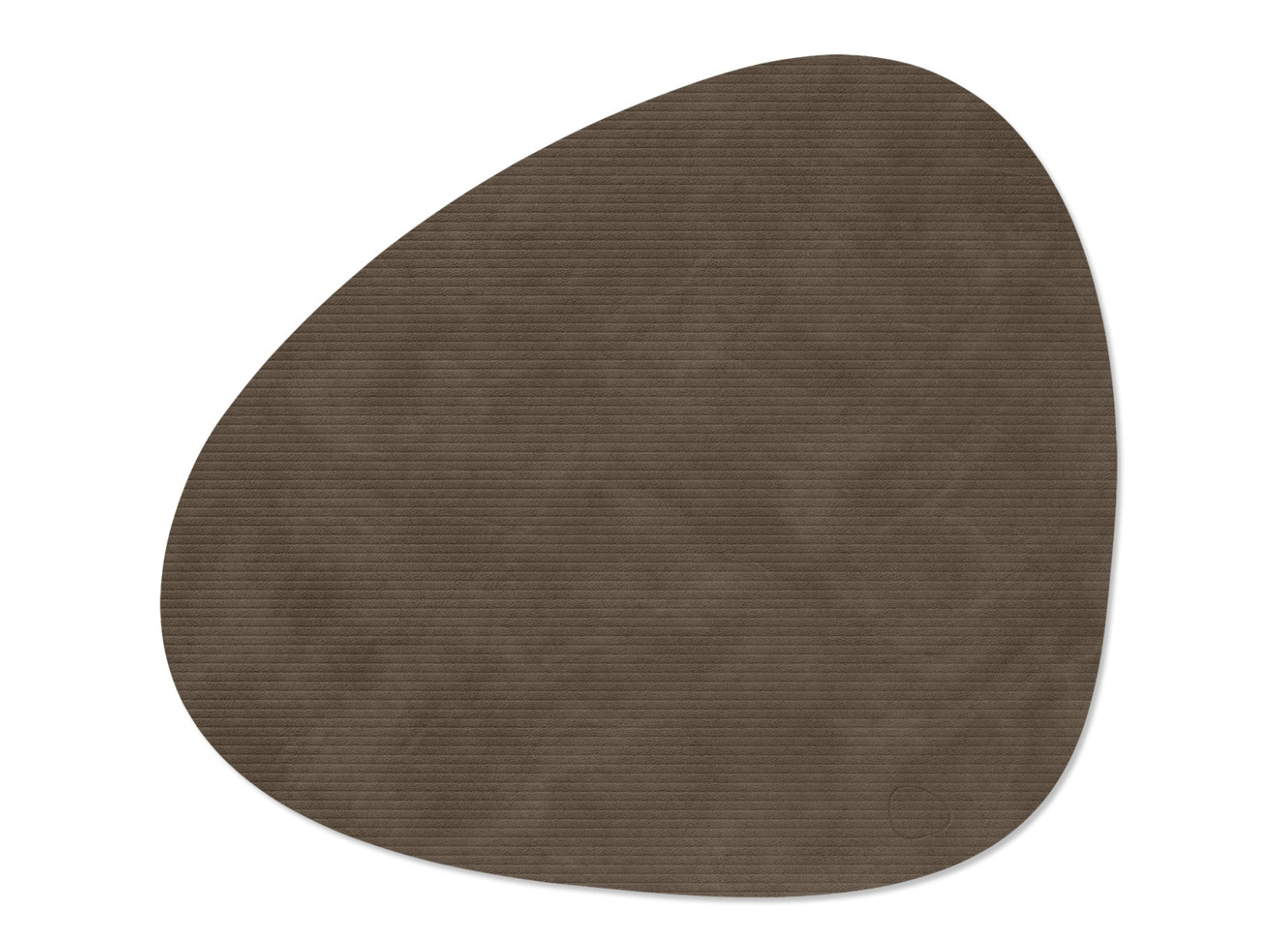 LIND DNA Corduroy Tischset Curve L caviar 37x44cm