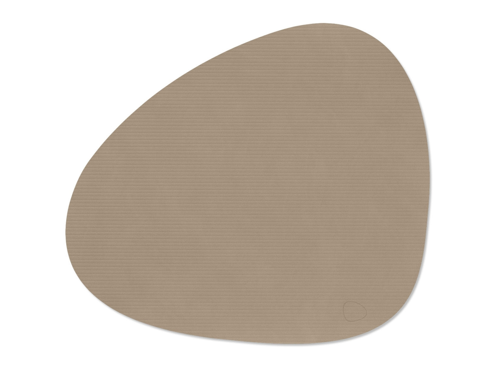 LIND DNA Corduroy Tischset Curve S clay brown 24x28cm - Produktbild 1