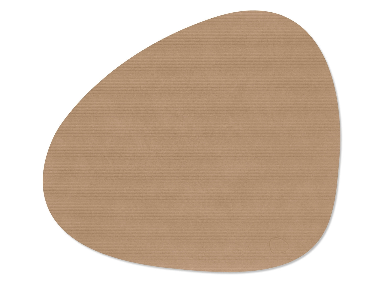 LIND DNA Corduroy Tischset Curve L nougat 37x44cm