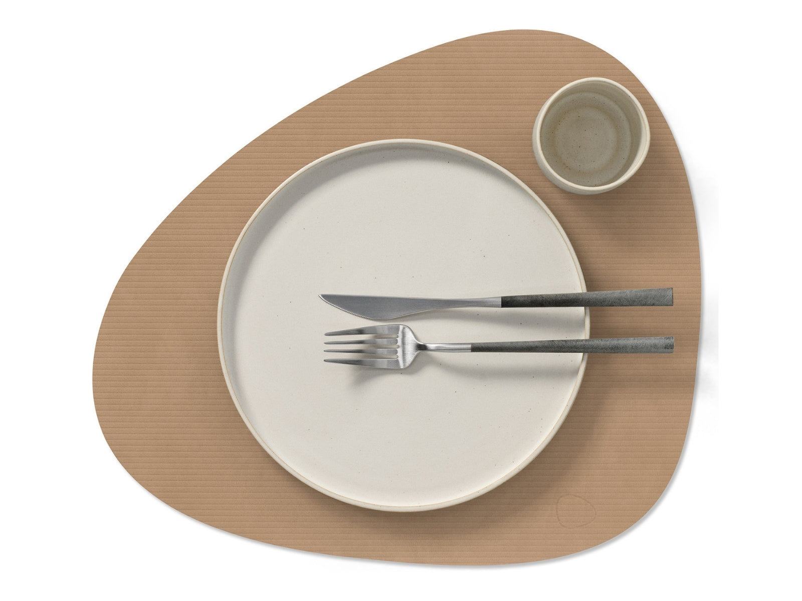 LIND DNA Corduroy Tischset Curve L nougat 37x44cm - Produktbild 2