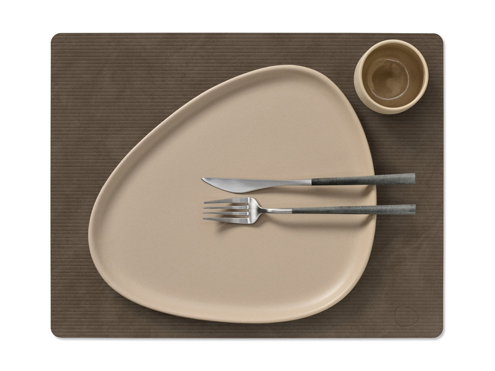 LIND DNA Corduroy Tischset Square L caviar 35x45cm - Produktbild 2