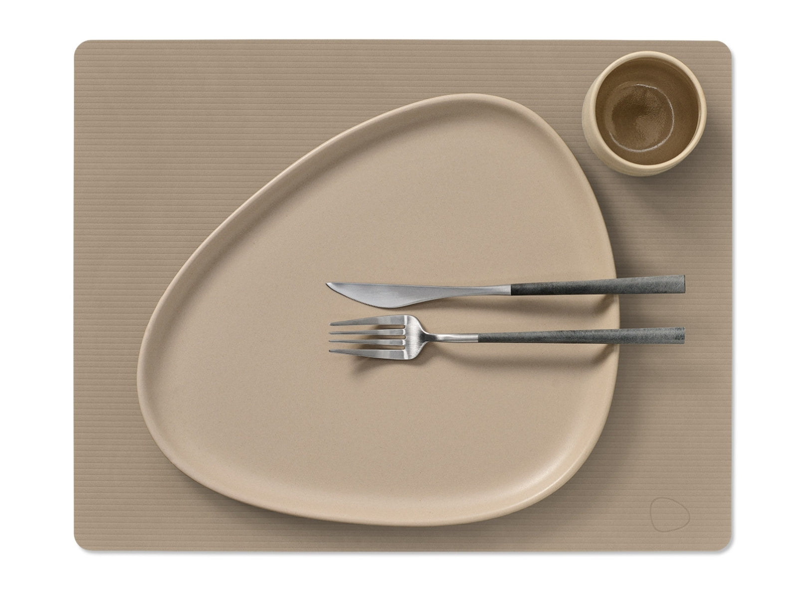 LIND DNA Corduroy Tischset Square L clay brown 35x45cm - Produktbild 2
