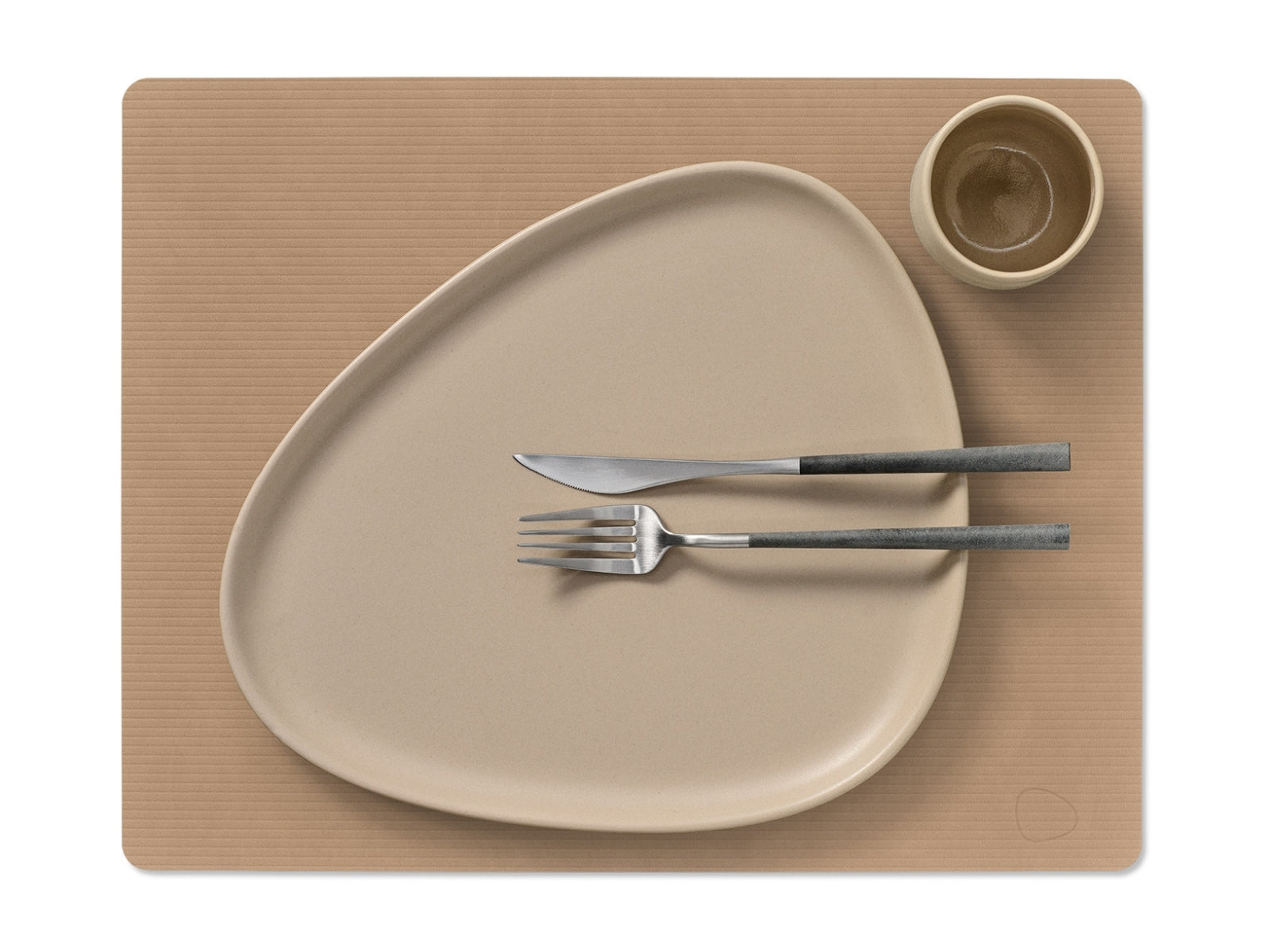 LIND DNA Corduroy Tischset Square L nougat 35x45cm - Produktbild 2