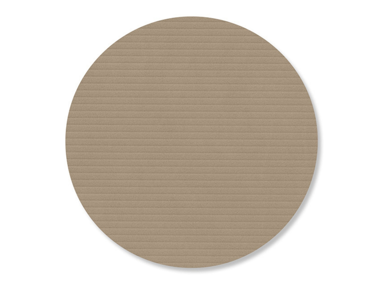 LIND DNA Corduroy Untersetzer Circle clay brown 10cm - Produktbild 1