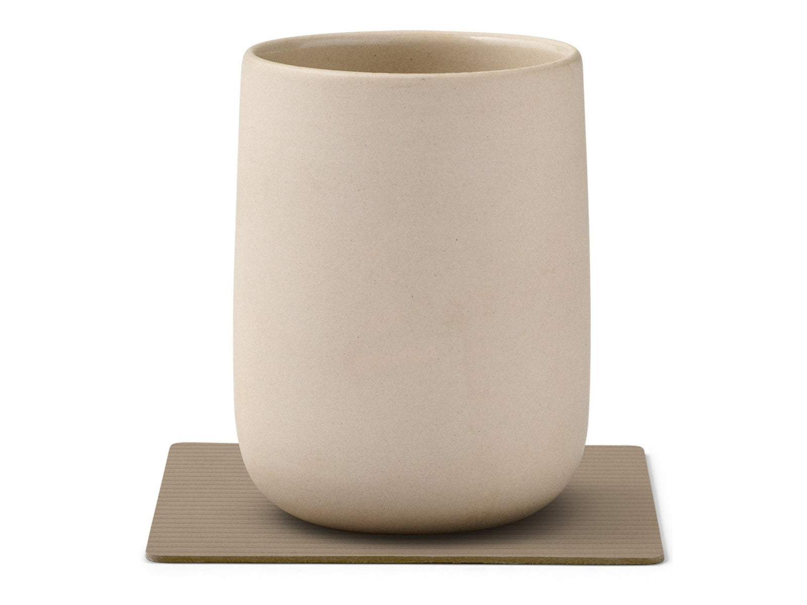 LIND DNA Corduroy Untersetzer Square clay brown 10x10cm - Produktbild 3
