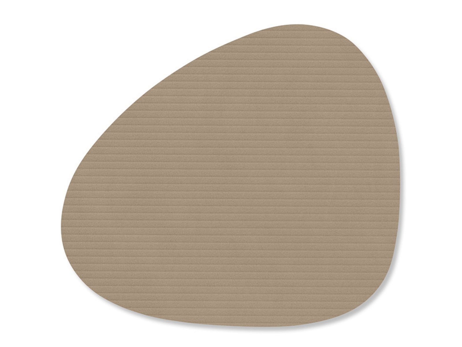 LIND DNA Corduroy Untersetzer Curve clay brown 11x13cm - Produktbild 1