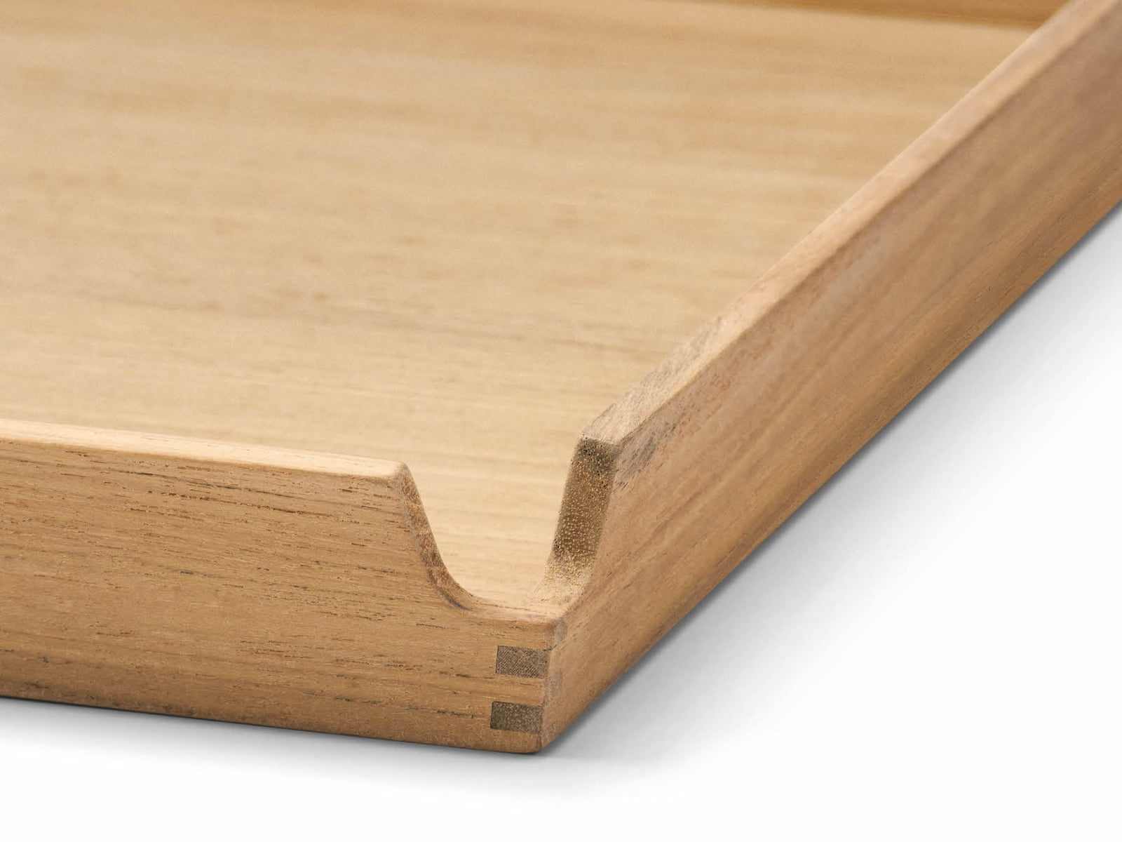 LIND DNA Nupo Tablett Teak Square Slim airy nougat 36,6x14,6cm - Produktbild 3
