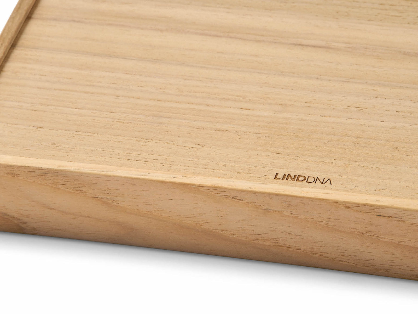 LIND DNA Nupo Tablett Teak Square Slim airy nougat 36,6x14,6cm - Produktbild 2