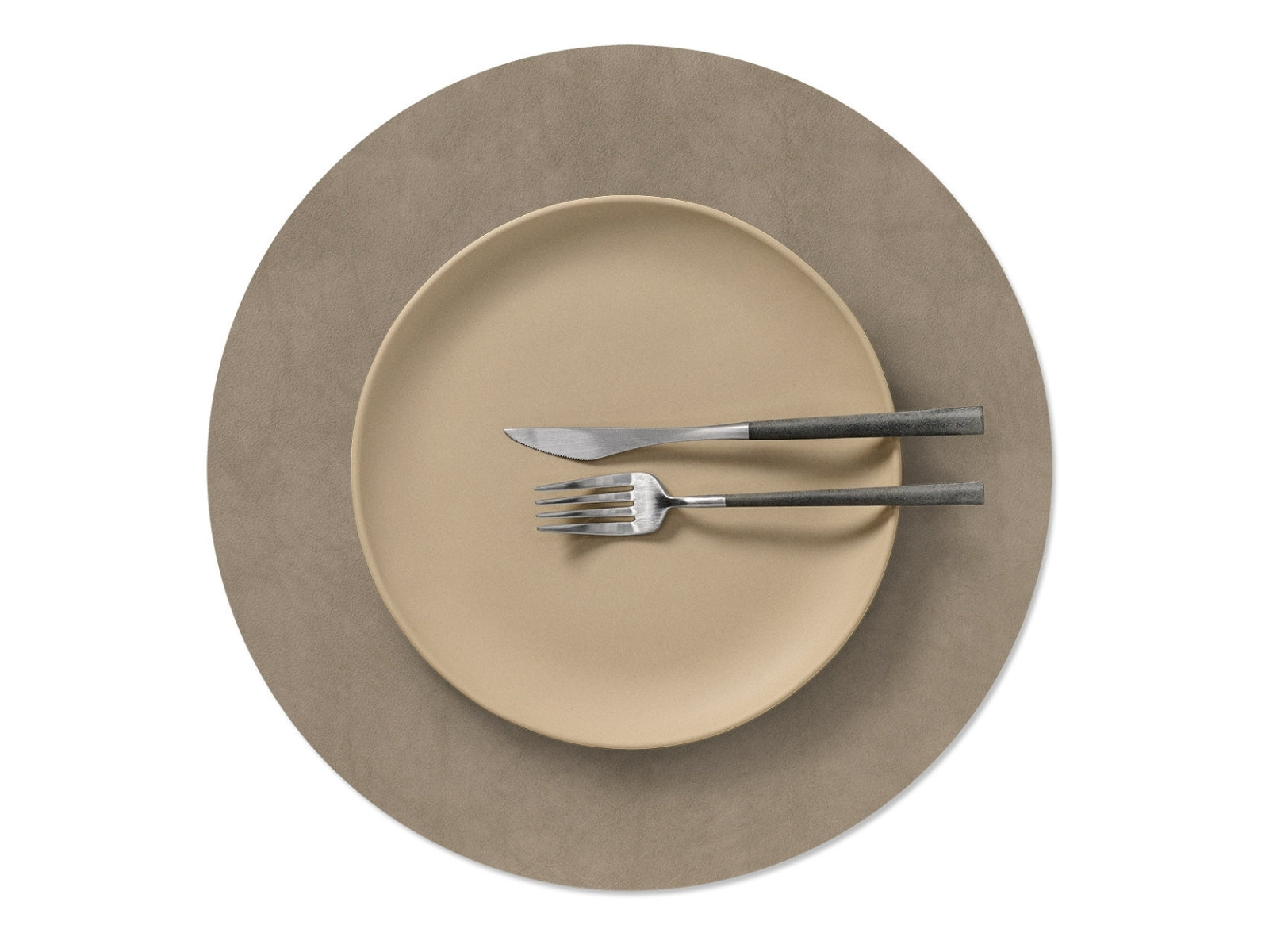 LIND DNA Nupo Tischset Circle L nomad grey 38cm - Produktbild 2
