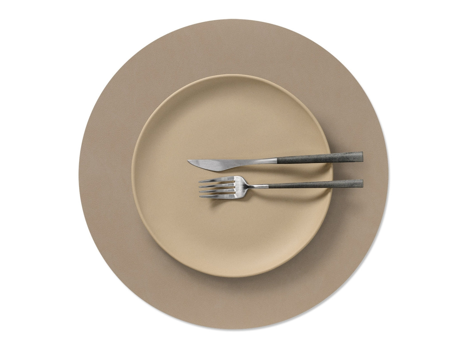 LIND DNA Nupo Tischset Circle L clay brown 38cm - Produktbild 2