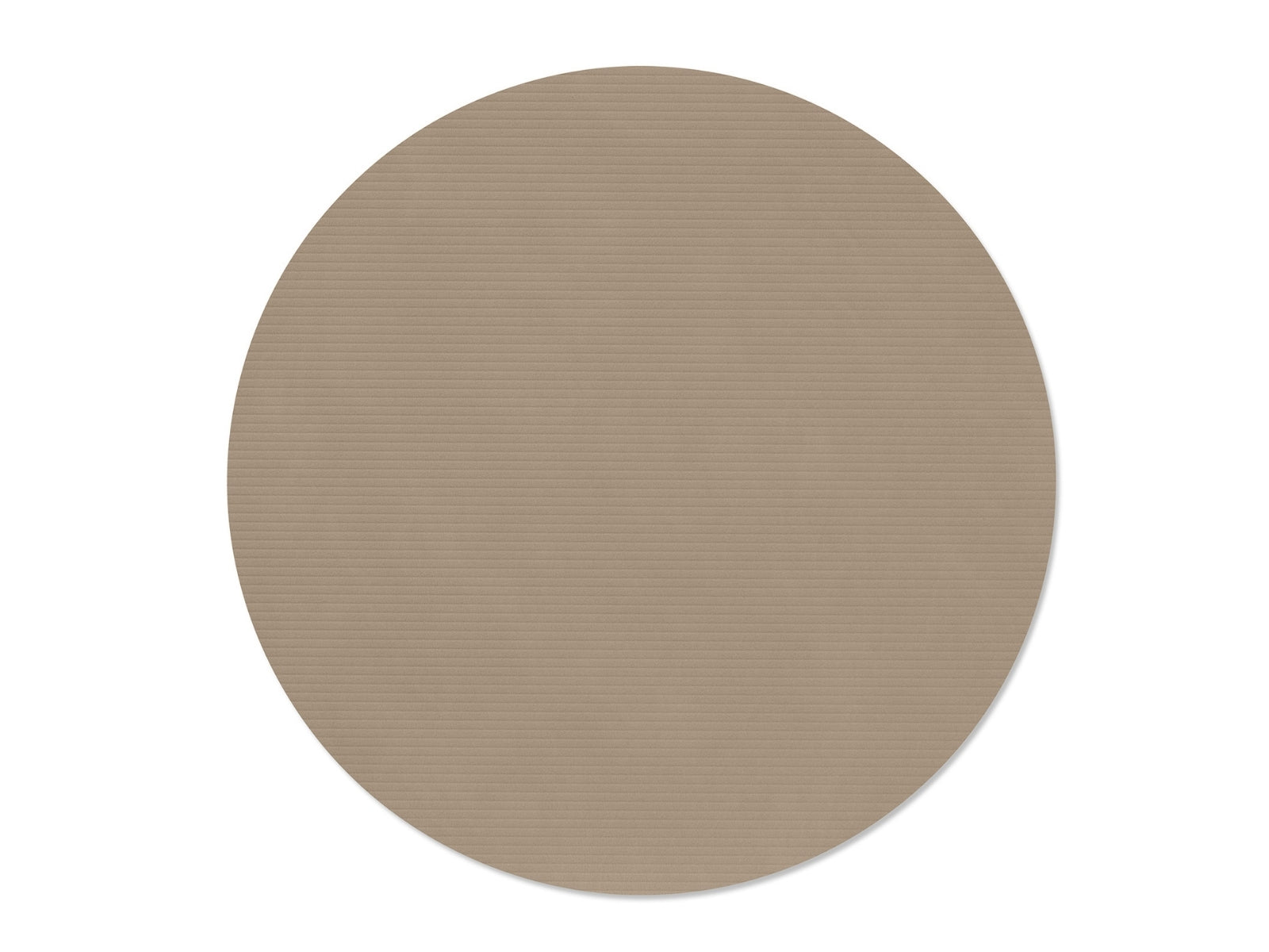 LIND DNA Corduroy Tischset Circle L clay brown 38cm - Produktbild 1