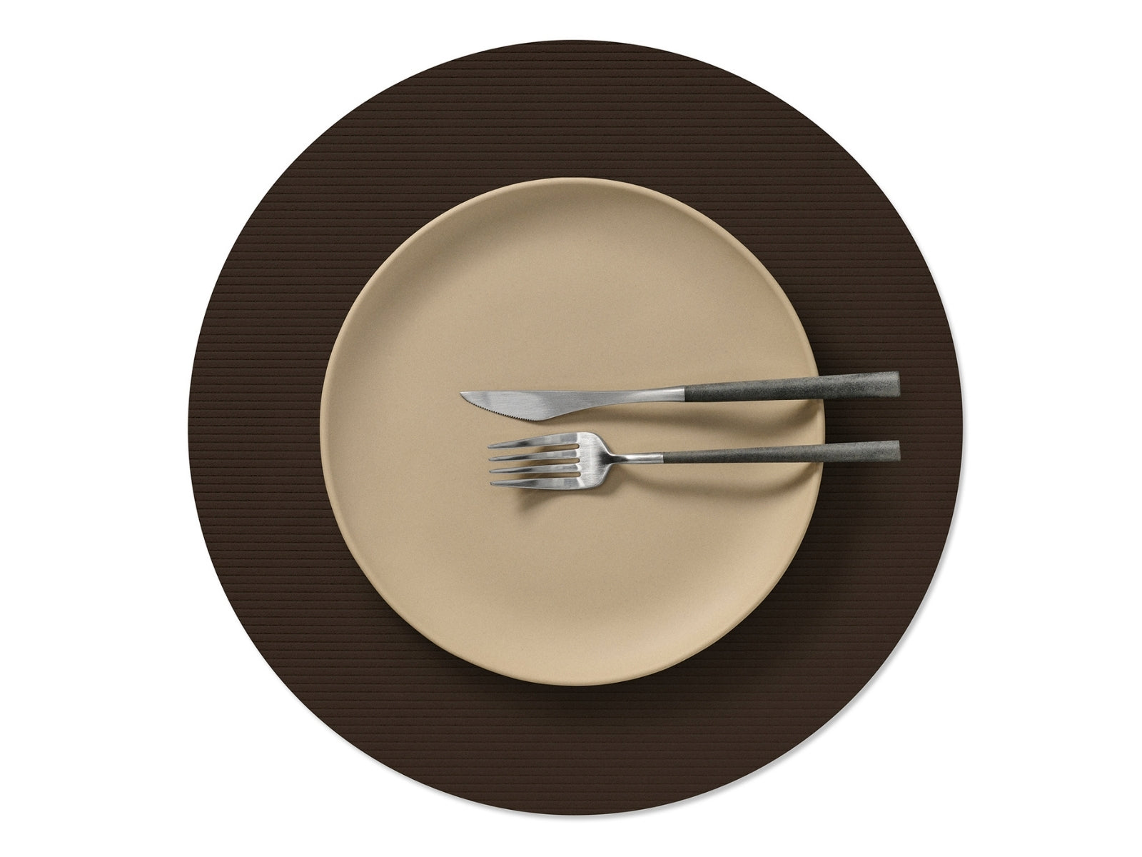 LIND DNA Corduroy Tischset Circle L hazel 38cm - Produktbild 2