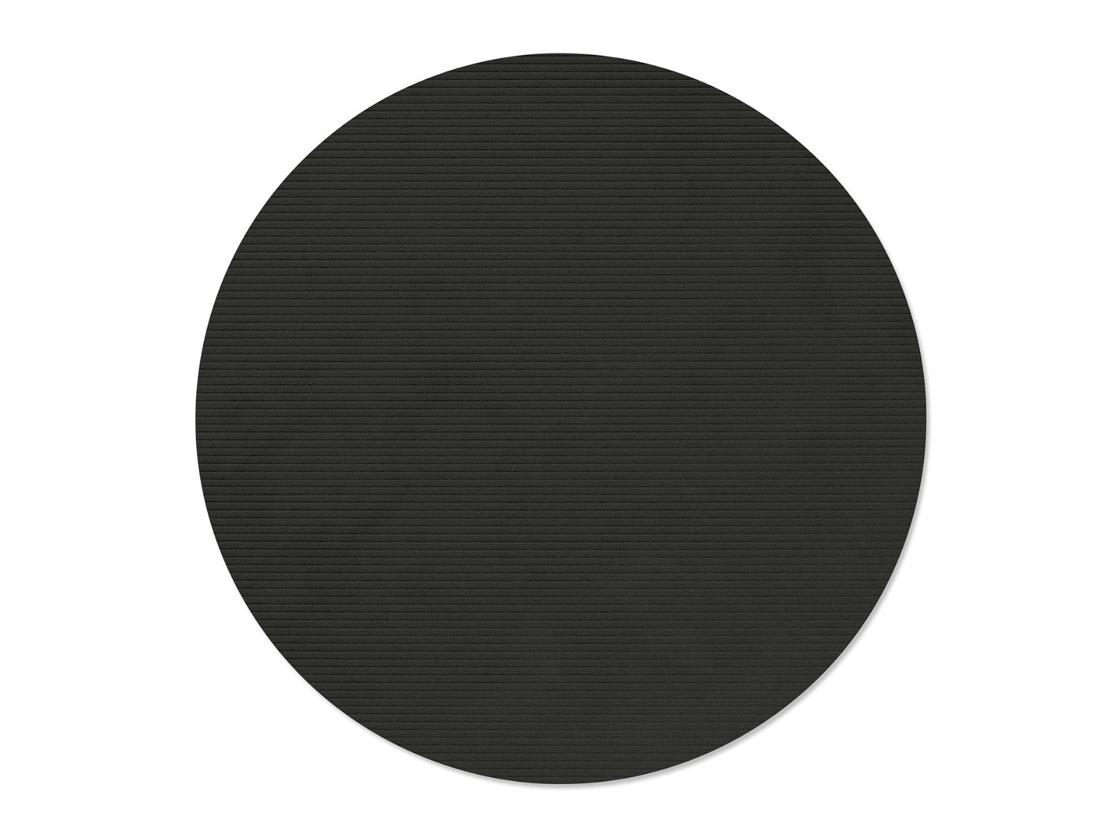 LIND DNA Corduroy Tischset Circle L black ink 38cm