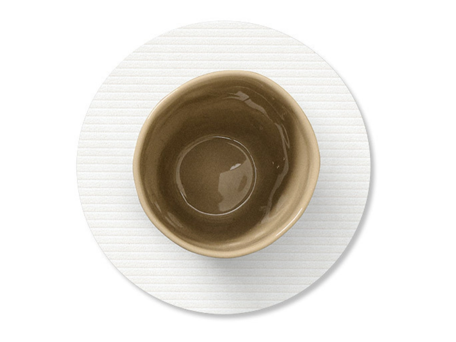 LIND DNA Corduroy Untersetzer Circle pure white 10cm - Produktbild 2