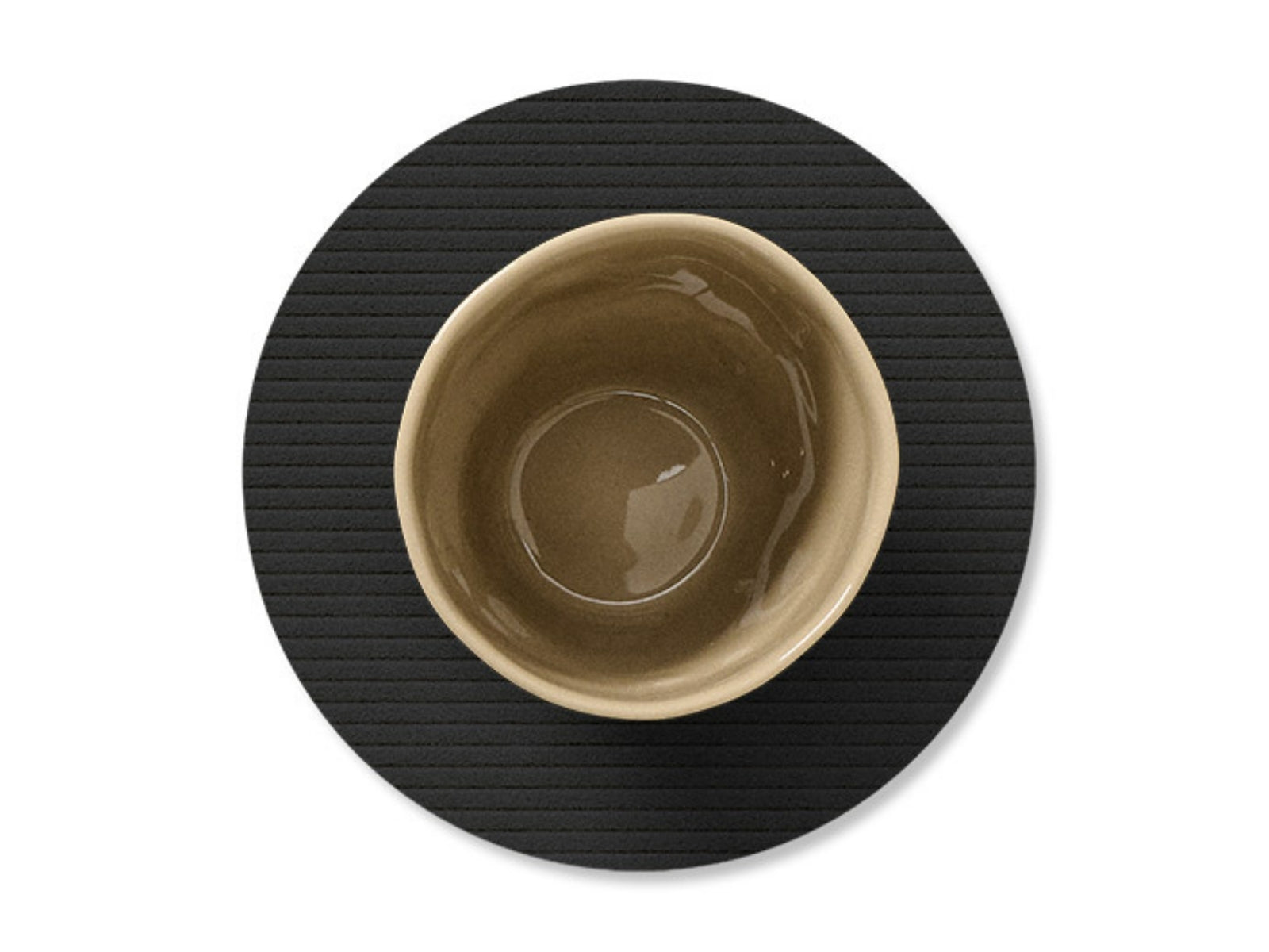 LIND DNA Corduroy Untersetzer Circle black ink 10cm - Produktbild 2