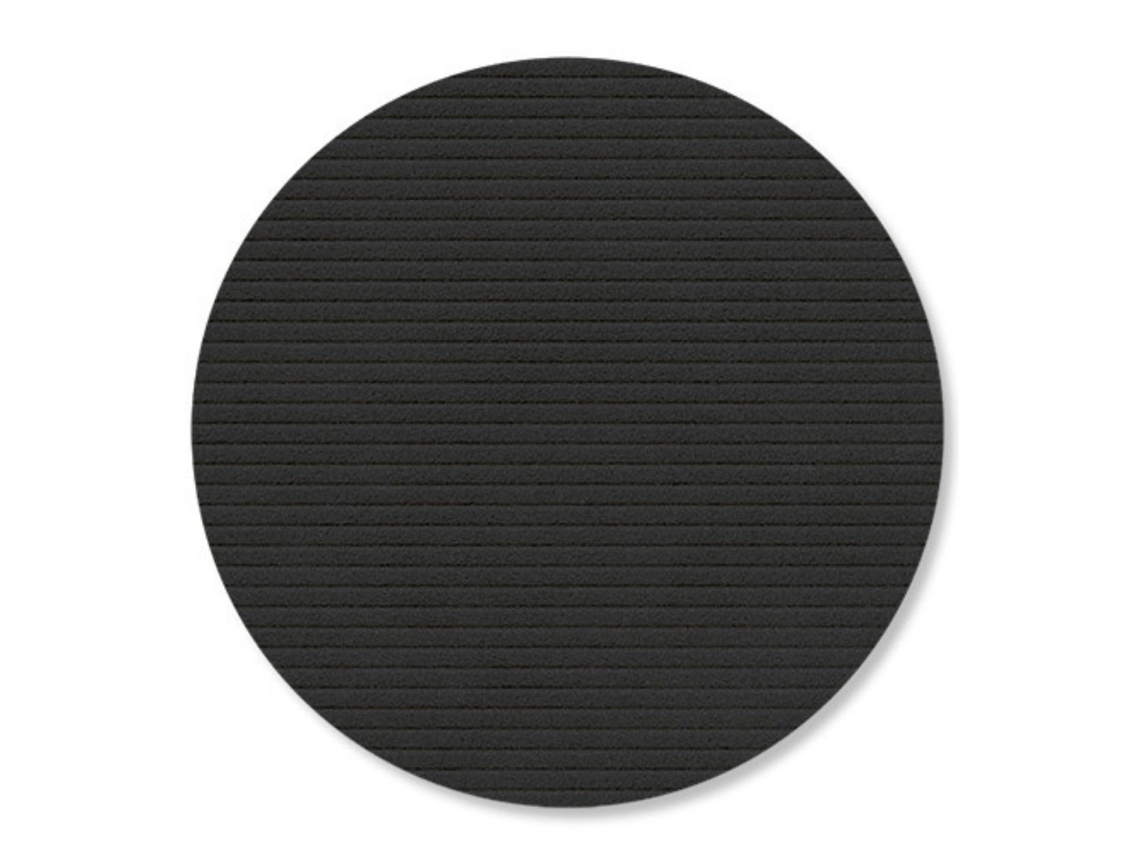 LIND DNA Corduroy Untersetzer Circle black ink 10cm - Produktbild 1