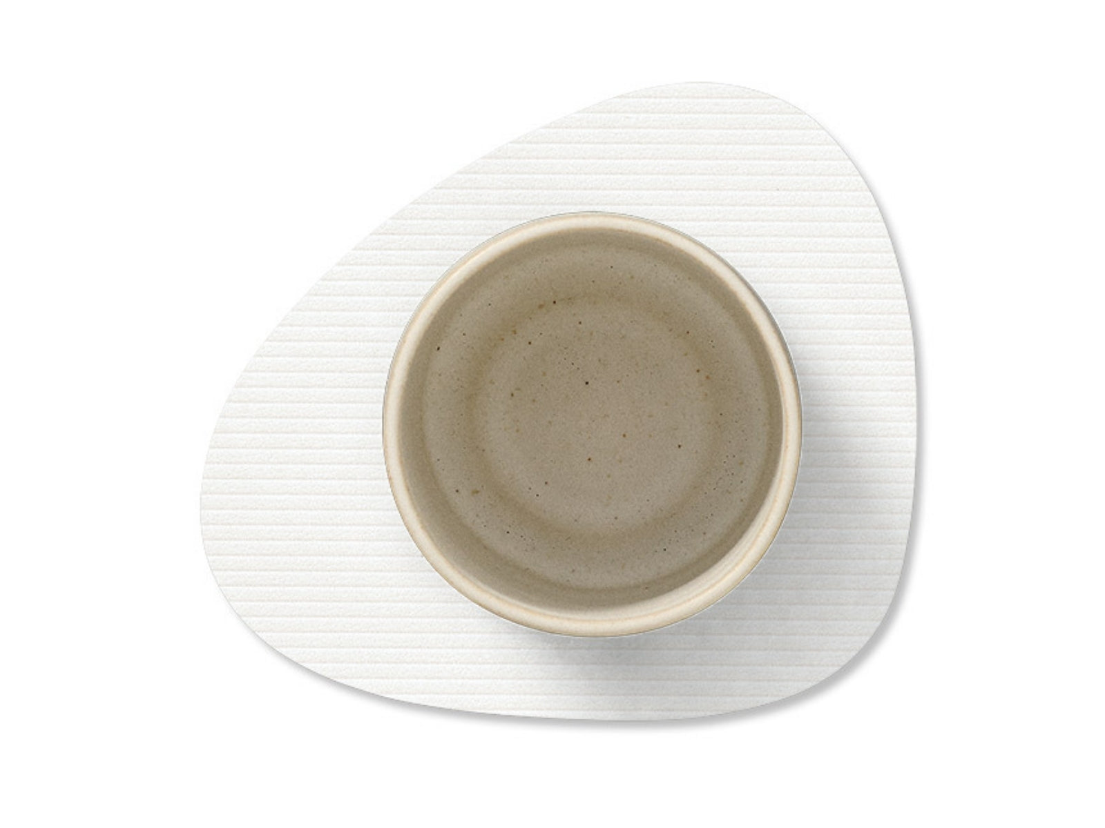 LIND DNA Corduroy Untersetzer Curve pure white 11x13cm - Produktbild 3