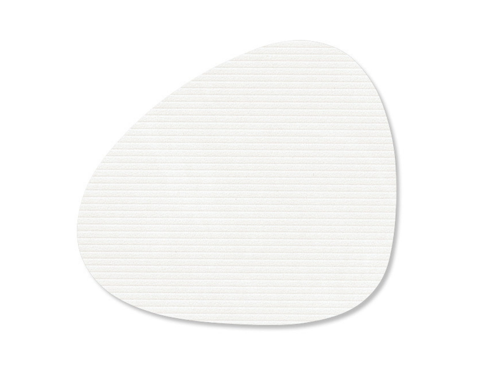 LIND DNA Corduroy Untersetzer Curve pure white 11x13cm - Produktbild 1