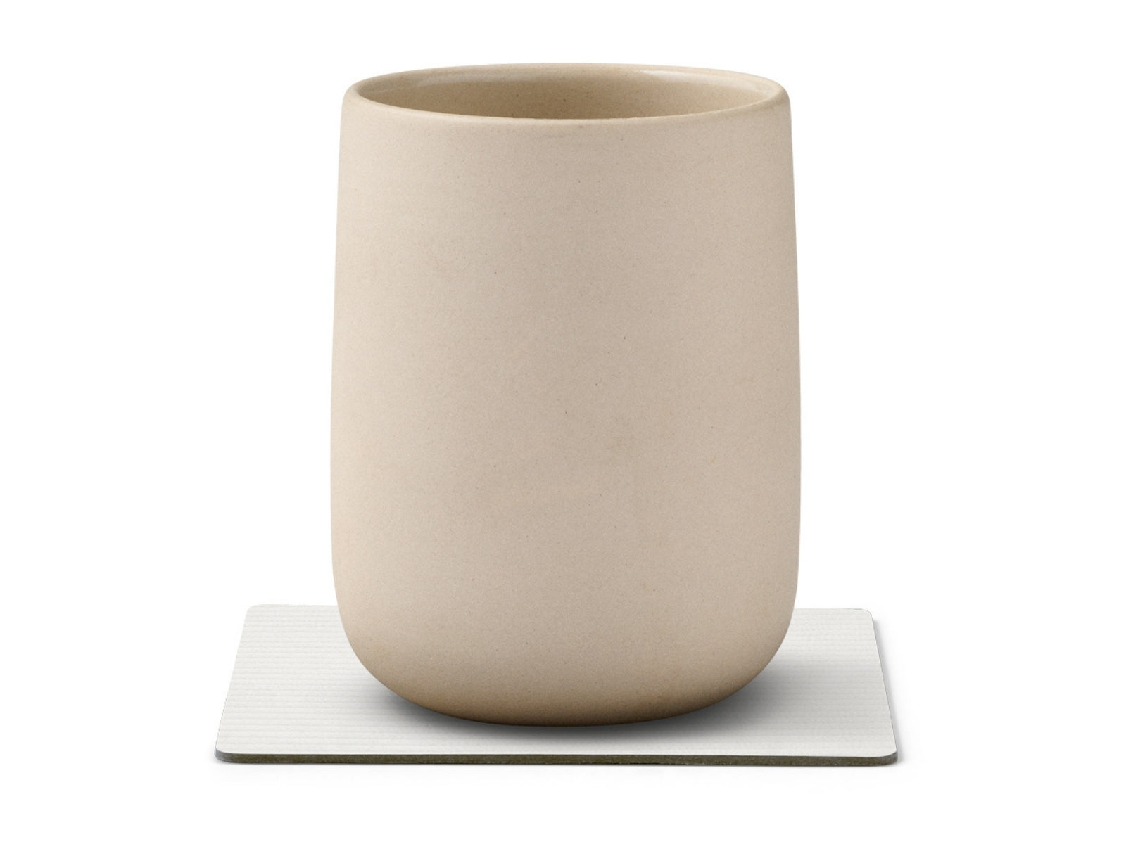 LIND DNA Corduroy Untersetzer Square pure white 10x10cm - Produktbild 3