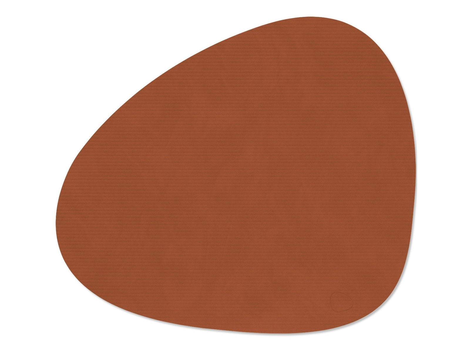 LIND DNA Corduroy Tischset Curve L pure rust 37x44cm - Produktbild 1