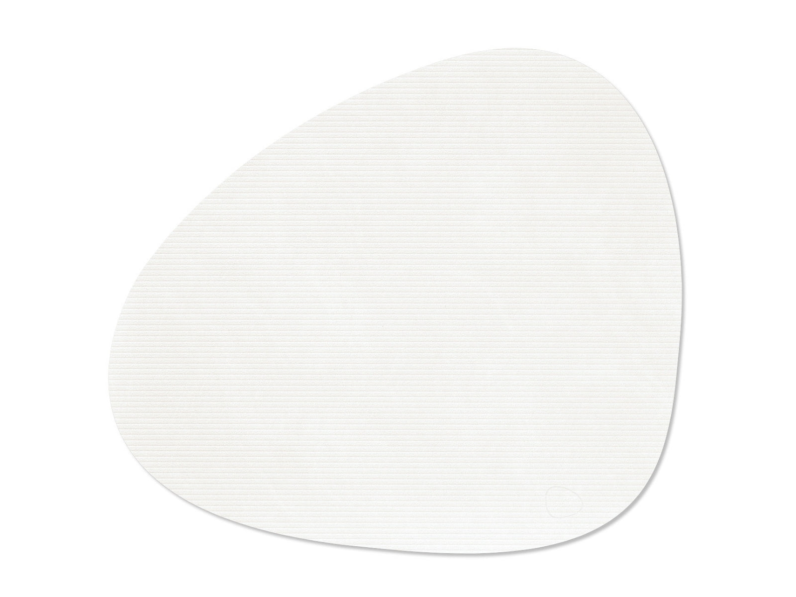 LIND DNA Corduroy Tischset Curve L pure white 37x44cm - Produktbild 1