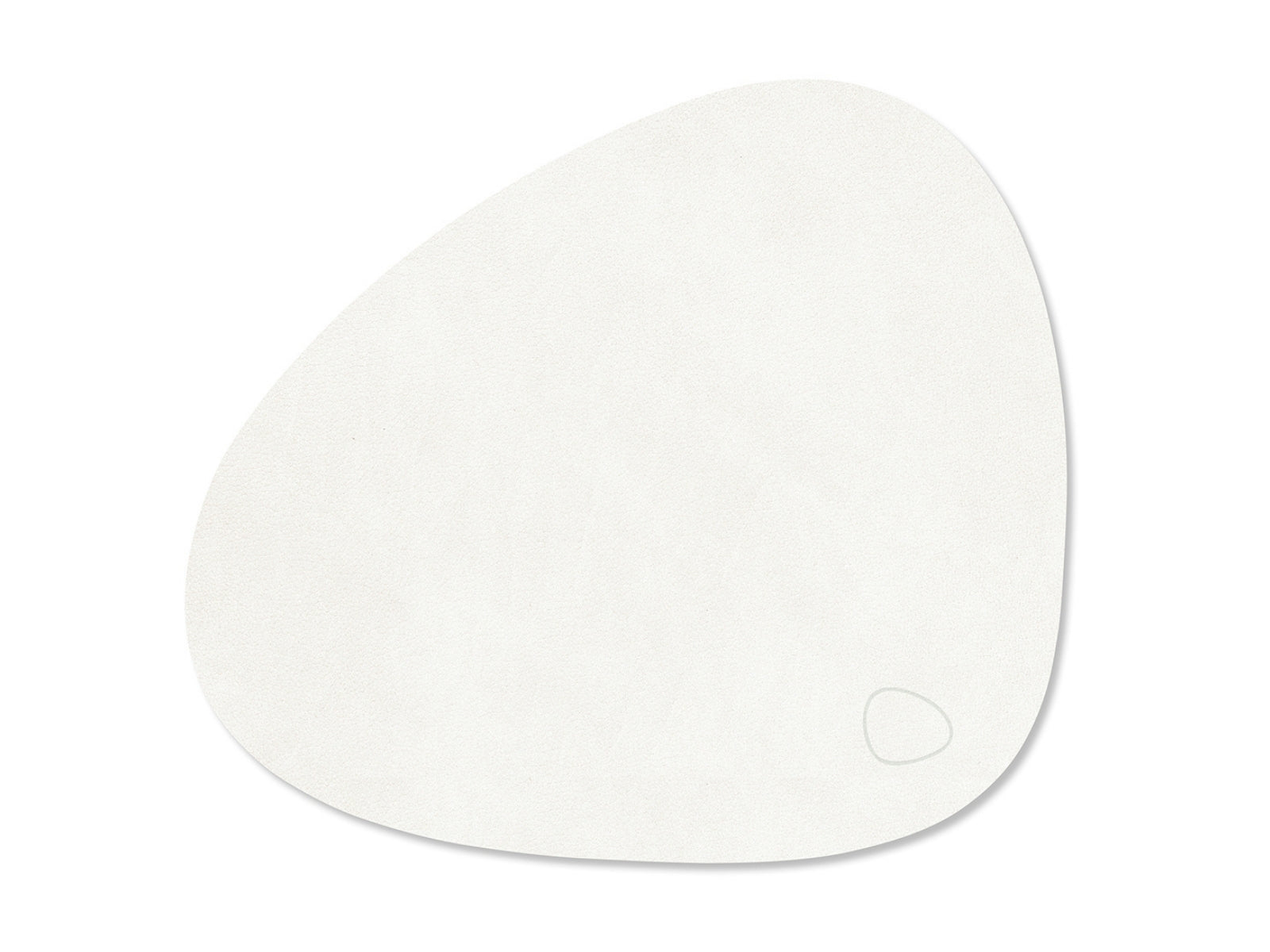 LIND DNA Nupo Tischset Curve S pure white 24x28cm - Produktbild 1