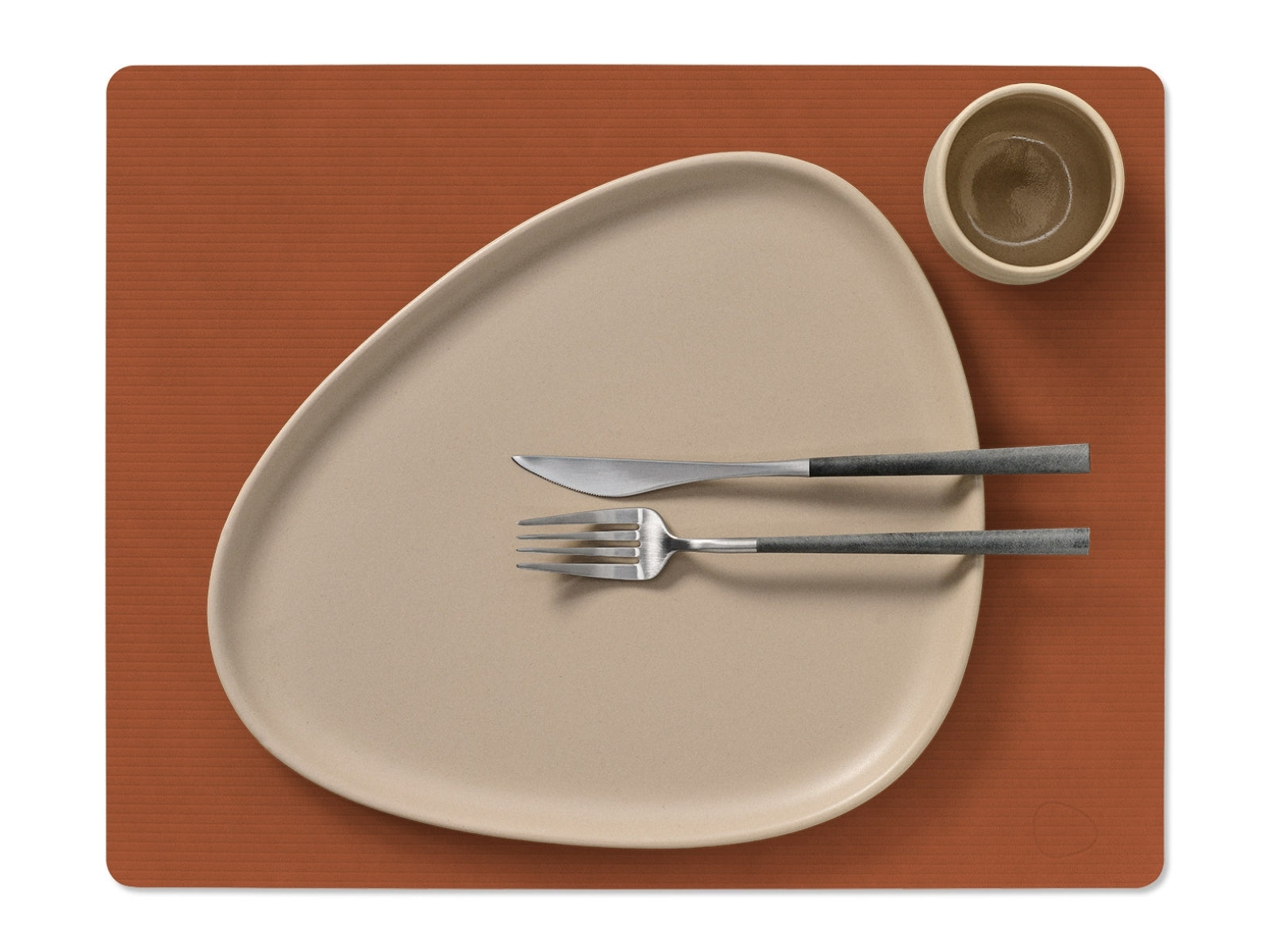 LIND DNA Corduroy Tischset Square L rust 35x45cm - Produktbild 2
