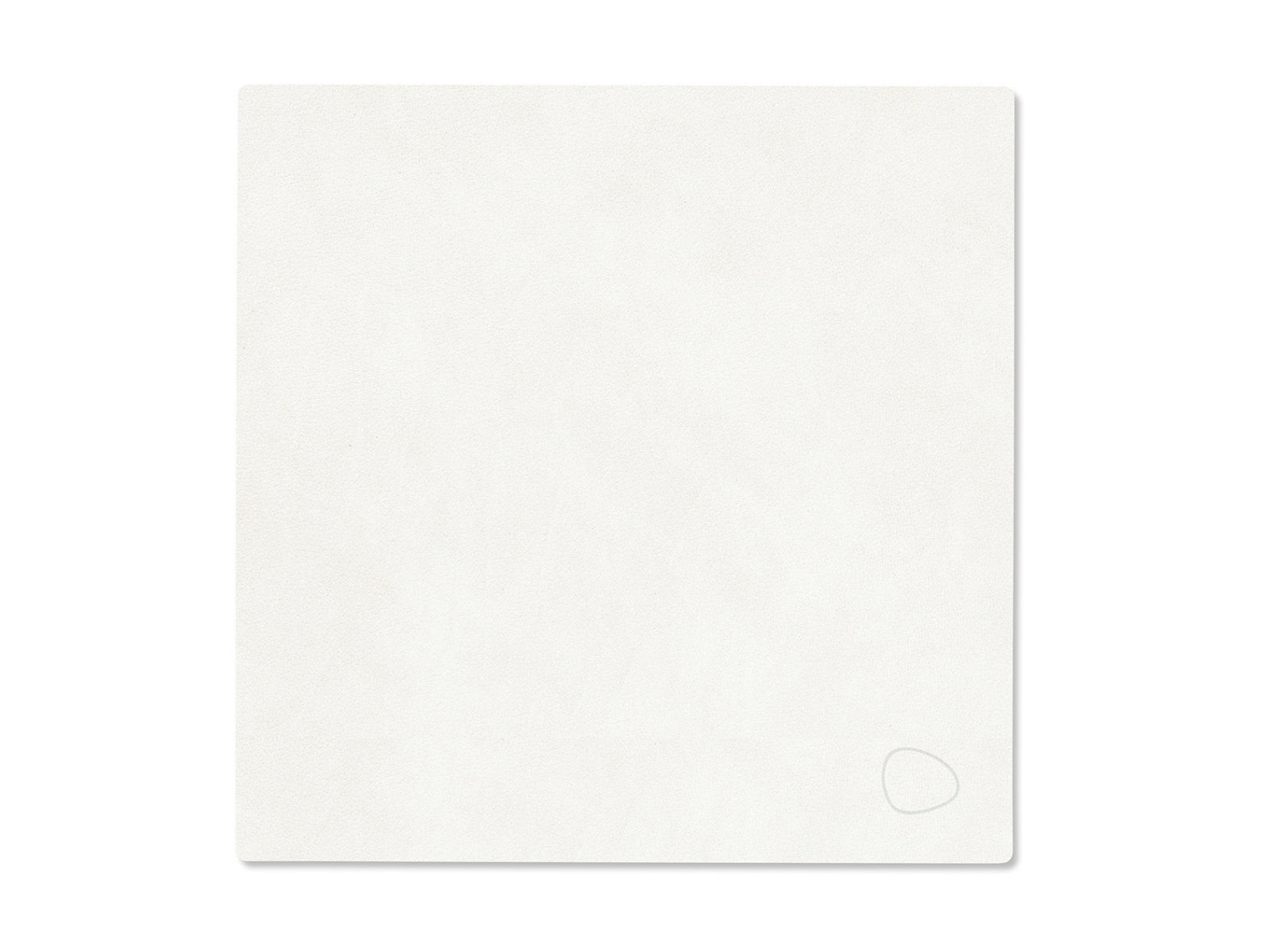 LIND DNA Nupo Tischset Square S pure white 28x28cm - Produktbild 1