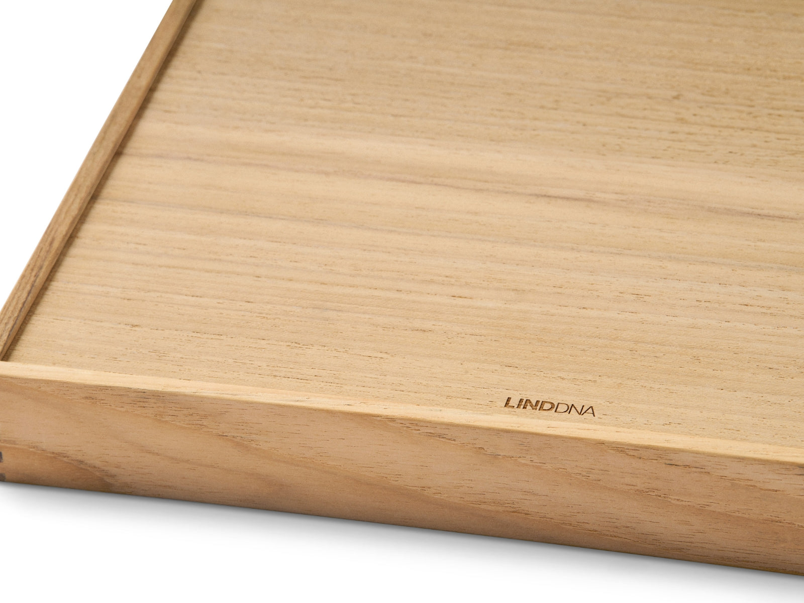 LIND DNA Nupo Tablett Teak Square M airy burgundy 36x28cm - Produktbild 3