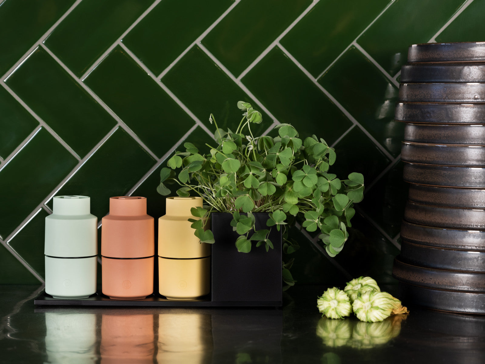 Crushgrind BILLUND Mühle lime 12cm Lifestyle 3