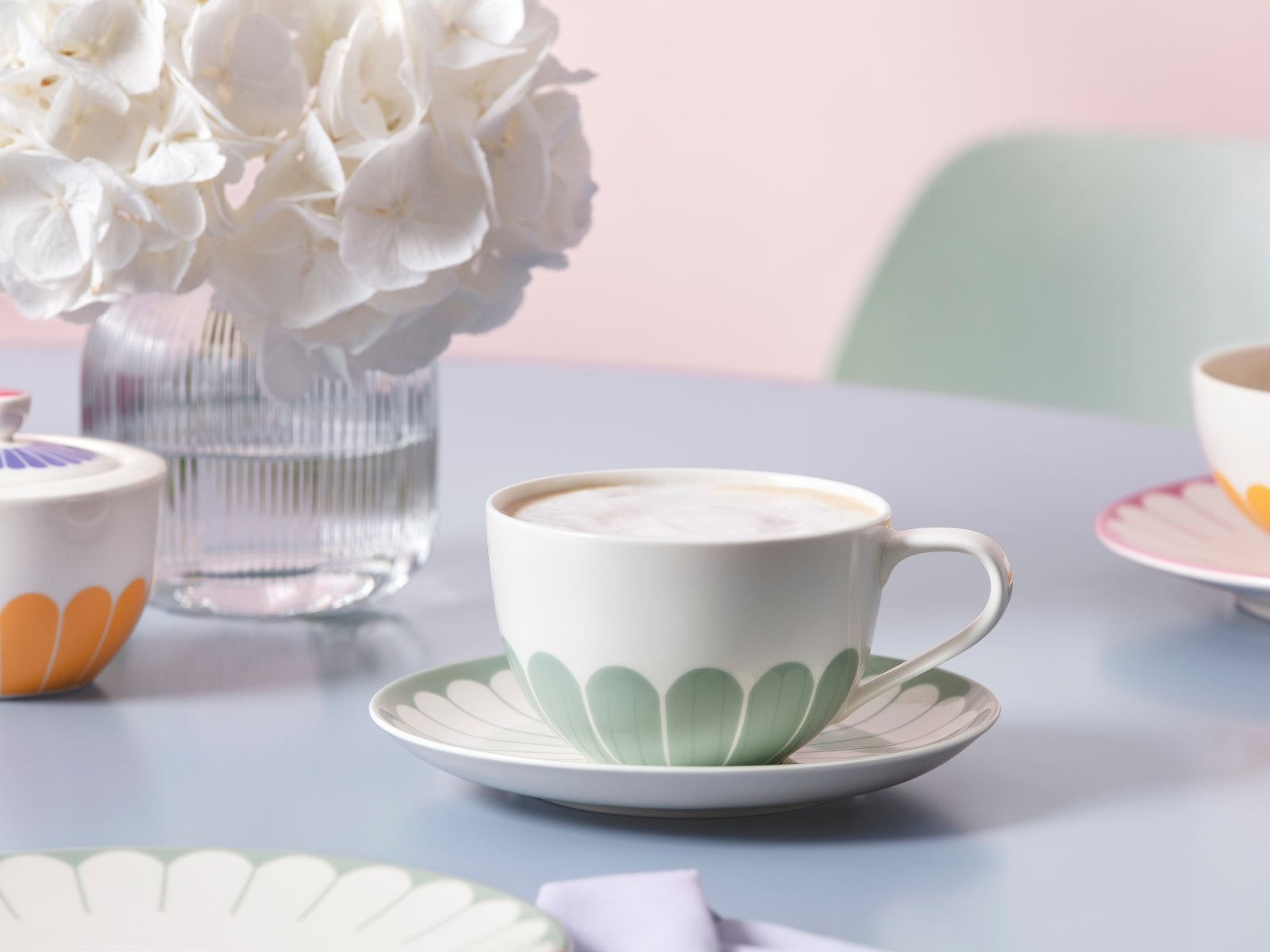 Villeroy & Boch Fleur vert Cappuccino-Untertasse 17,5cm - Produktbild 2