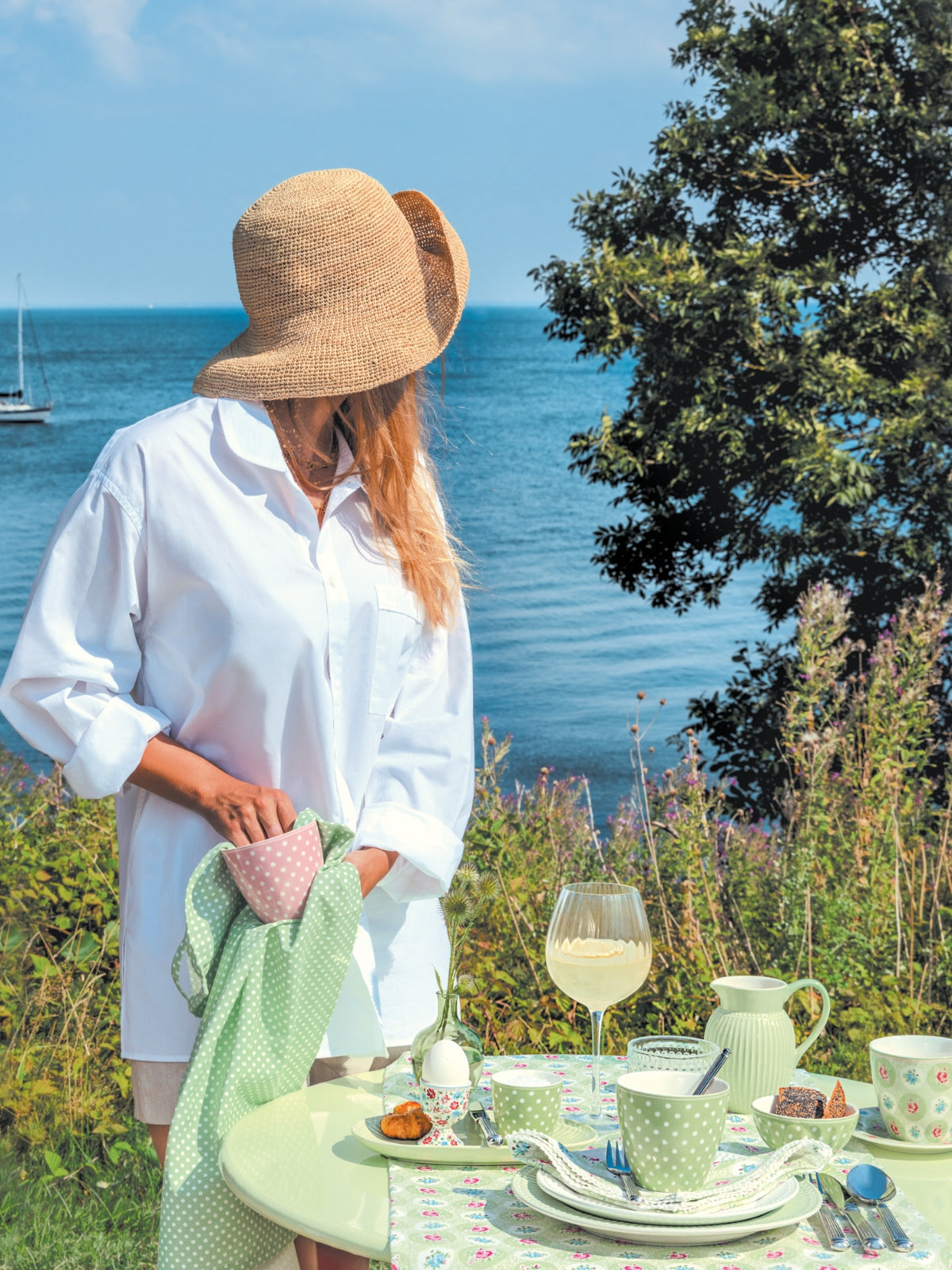 Greengate Elle Latte Cup pale blue 0,35l Lifestyle 6