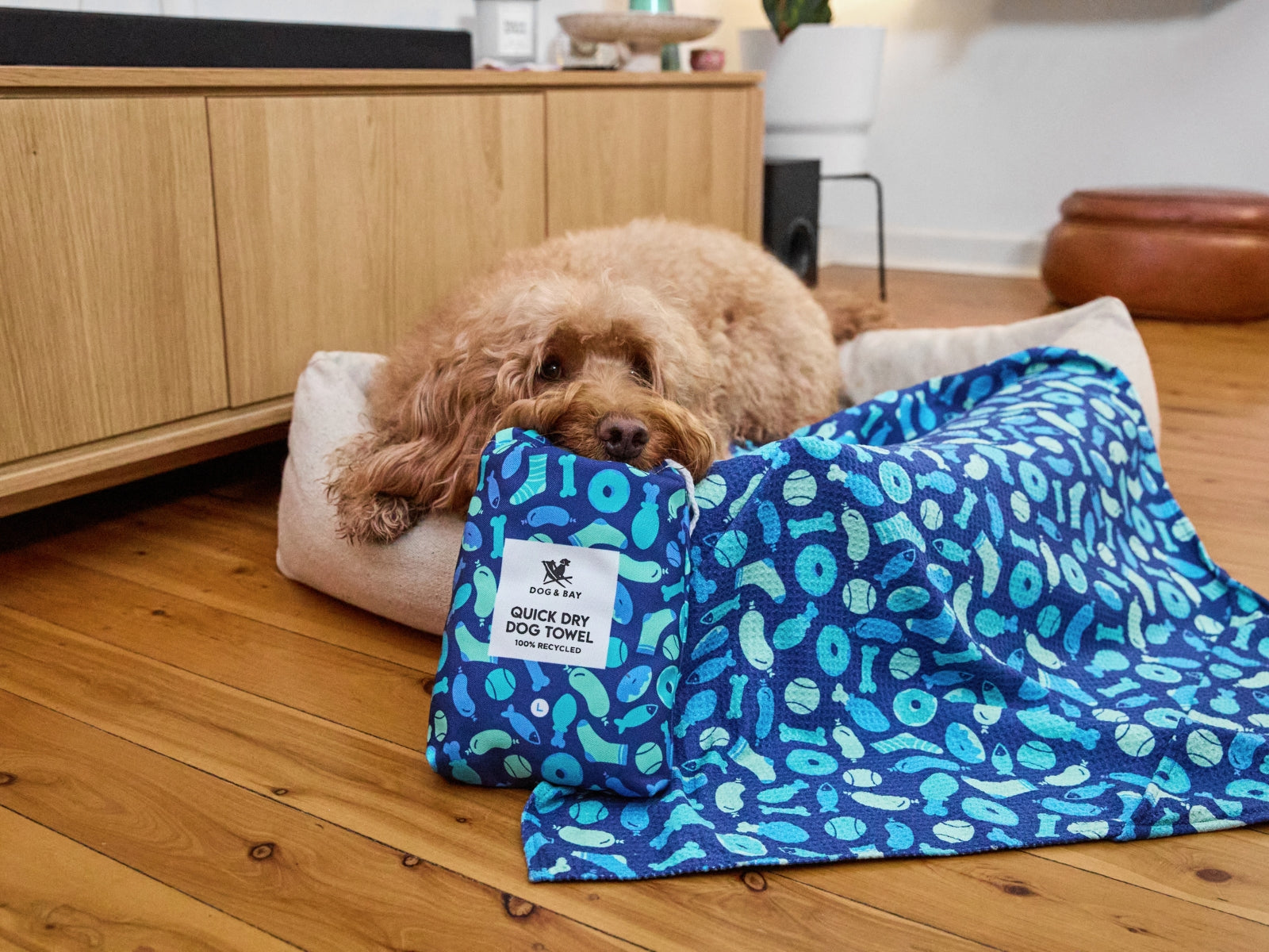Dock & Bay Hundehandtuch L A Dogs Dinner 120x70cm - Produktbild 9