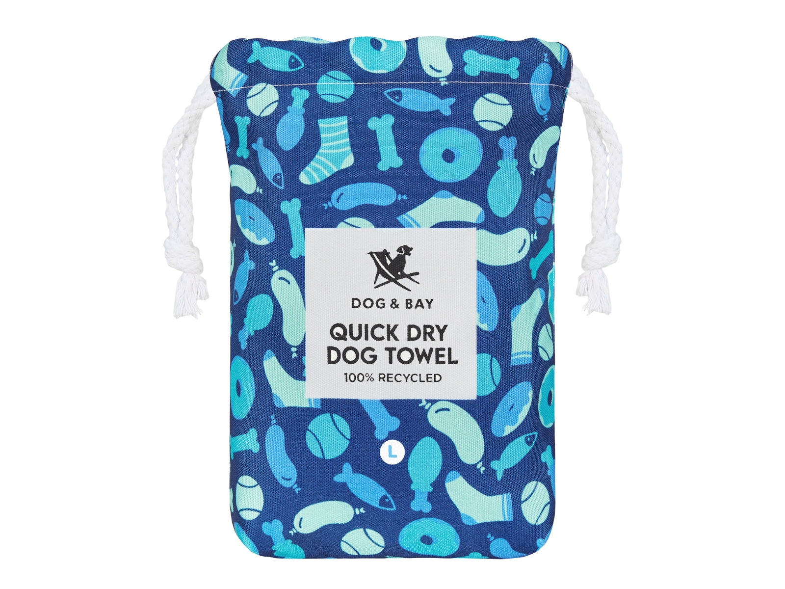 Dock & Bay Hundehandtuch L A Dogs Dinner 120x70cm - Produktbild 2