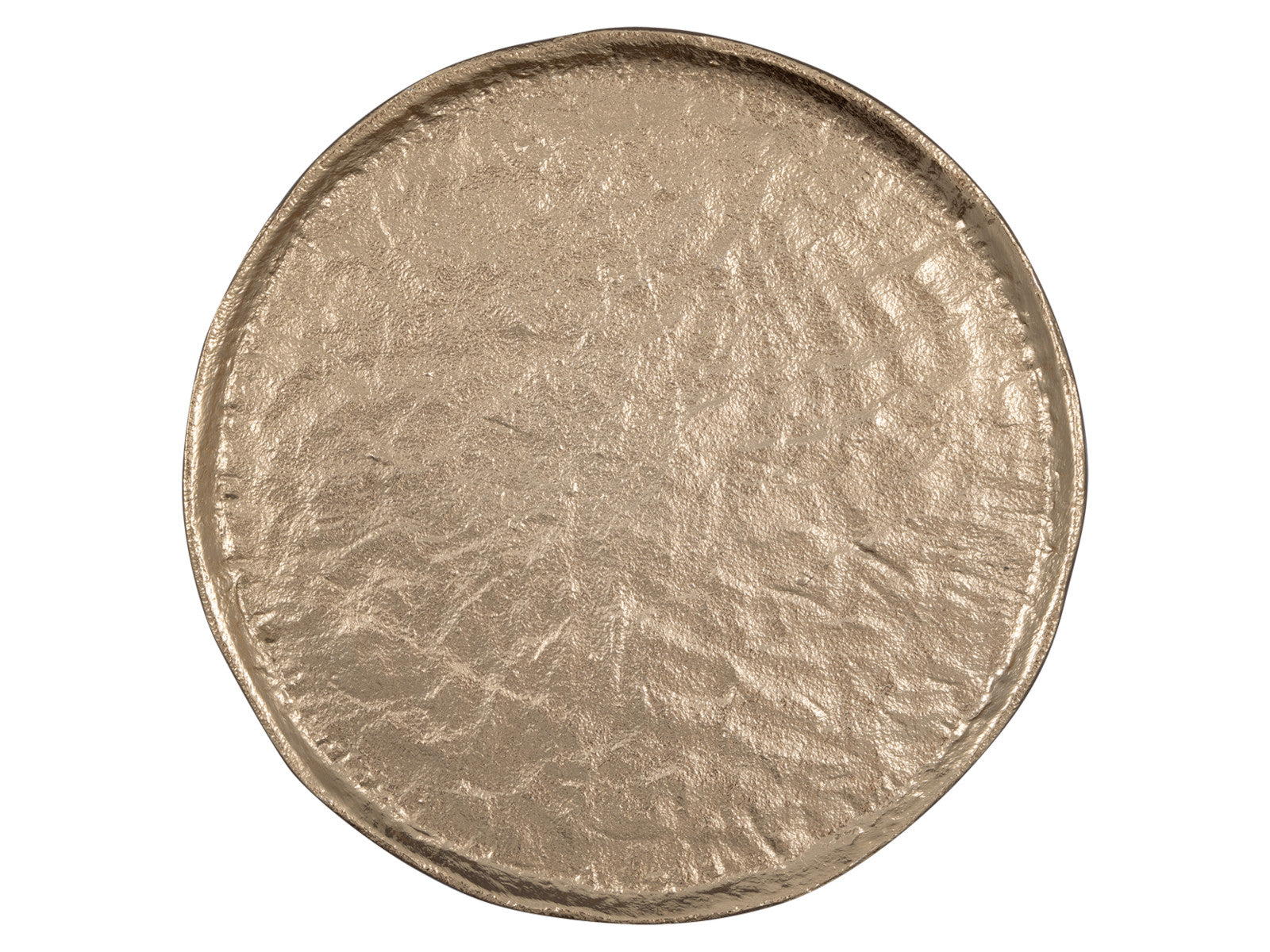 Greengate Aluminiumteller gold medium 24,5cm Freisteller 1