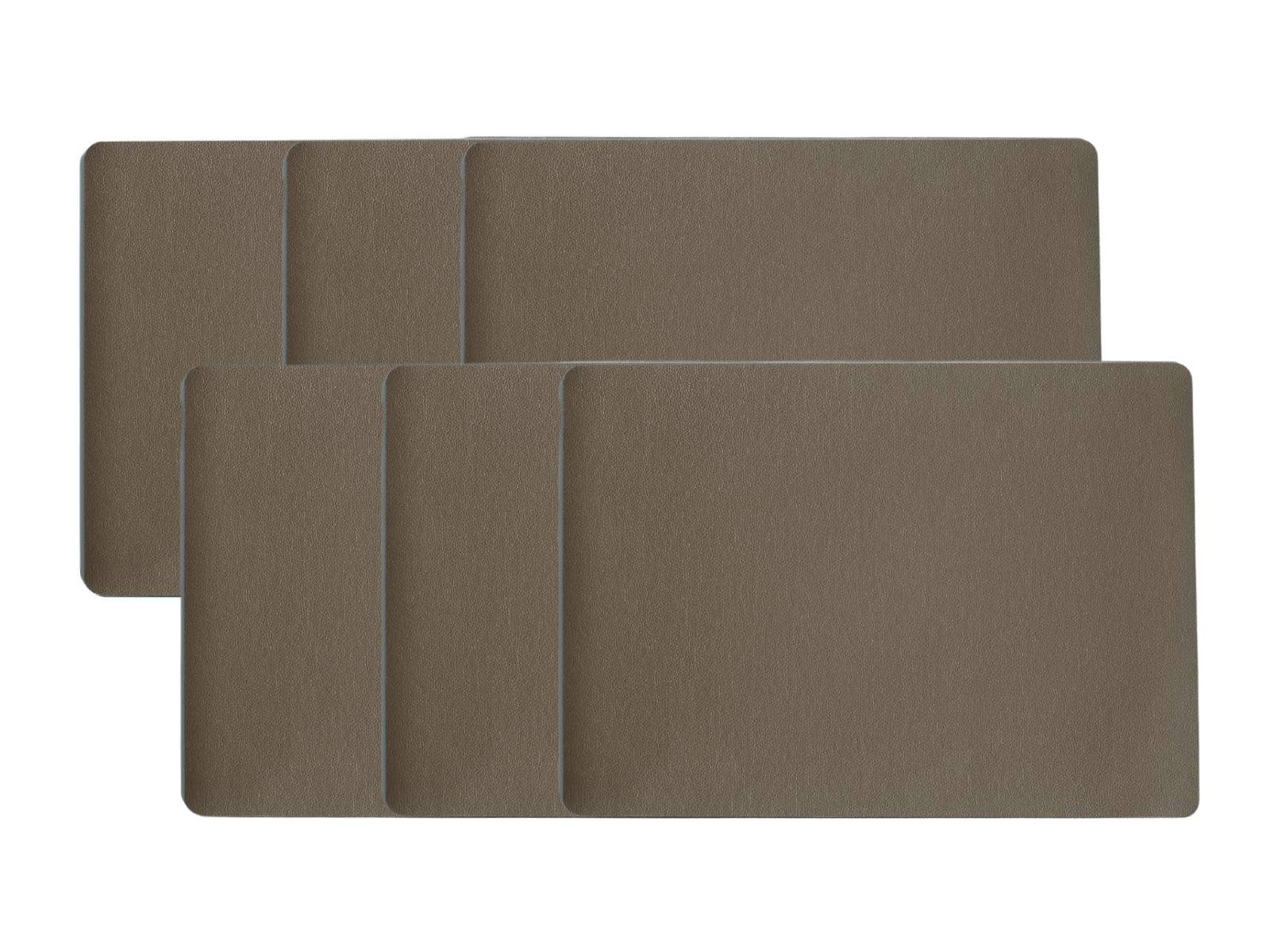 ASA Tischset Lederoptik braun 46x33cm Set6 - Produktbild 1