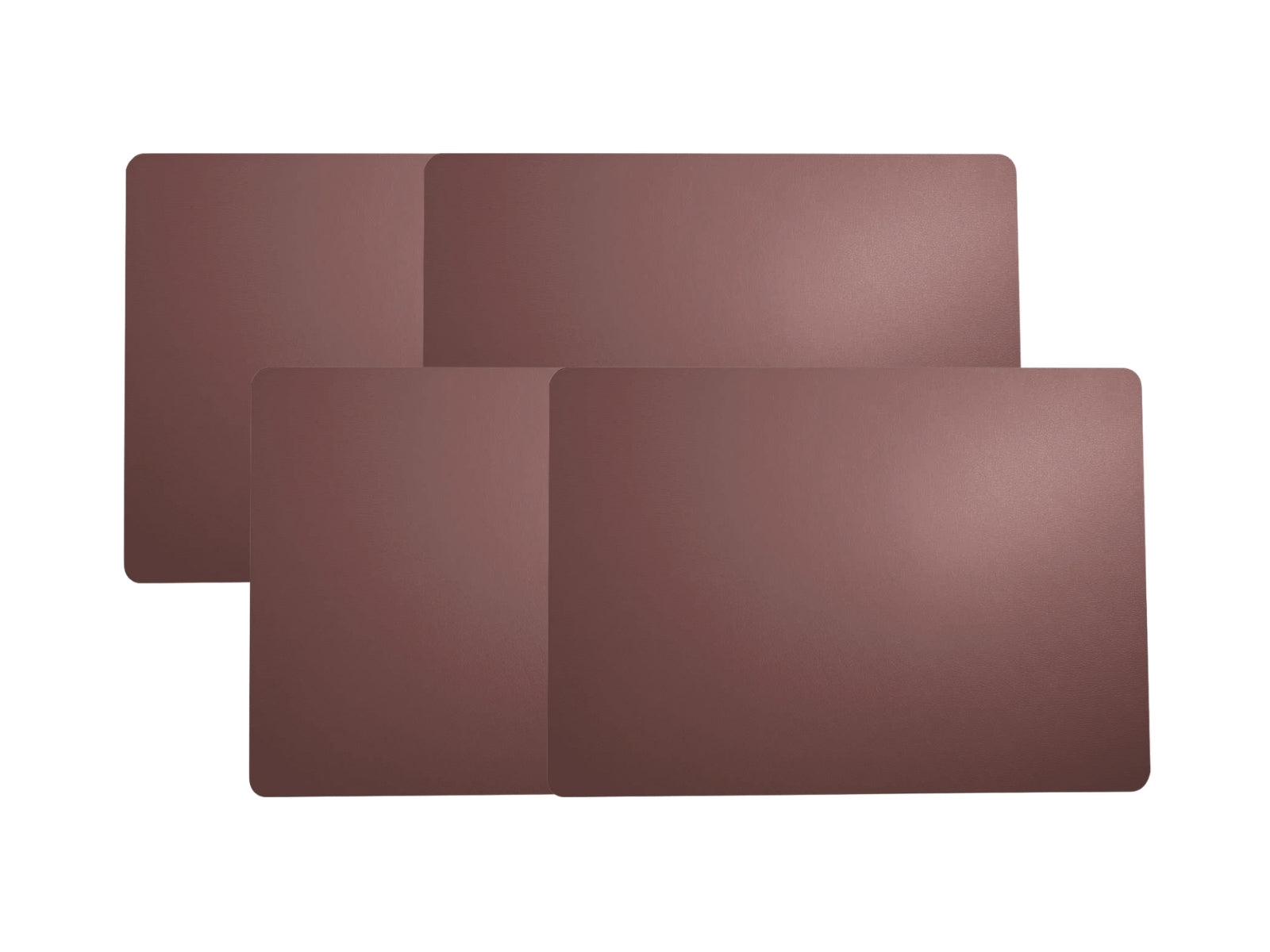 ASA Tischset Lederoptik plum 46x33cm Set4 - Produktbild 1