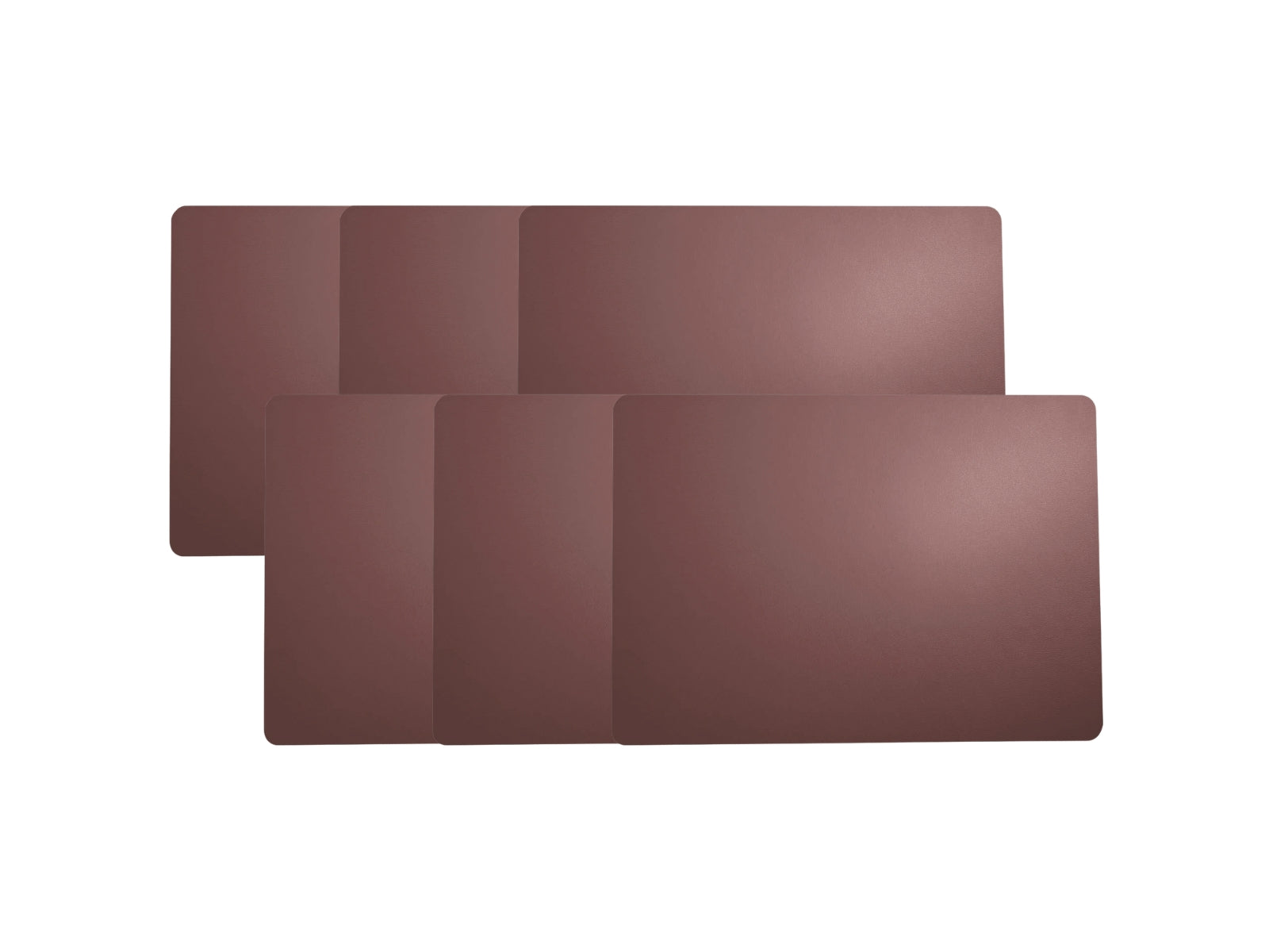 ASA Tischset Lederoptik plum 46x33cm Set6 - Produktbild 1