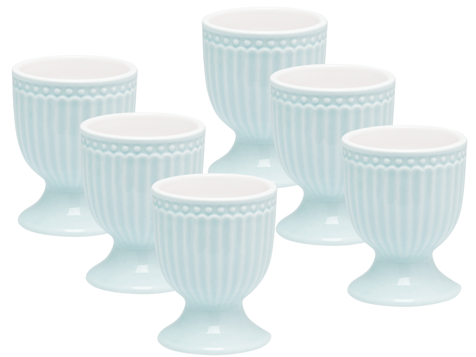 Greengate Alice Eierbecher pale blue 6,5 cm Set6 Freisteller