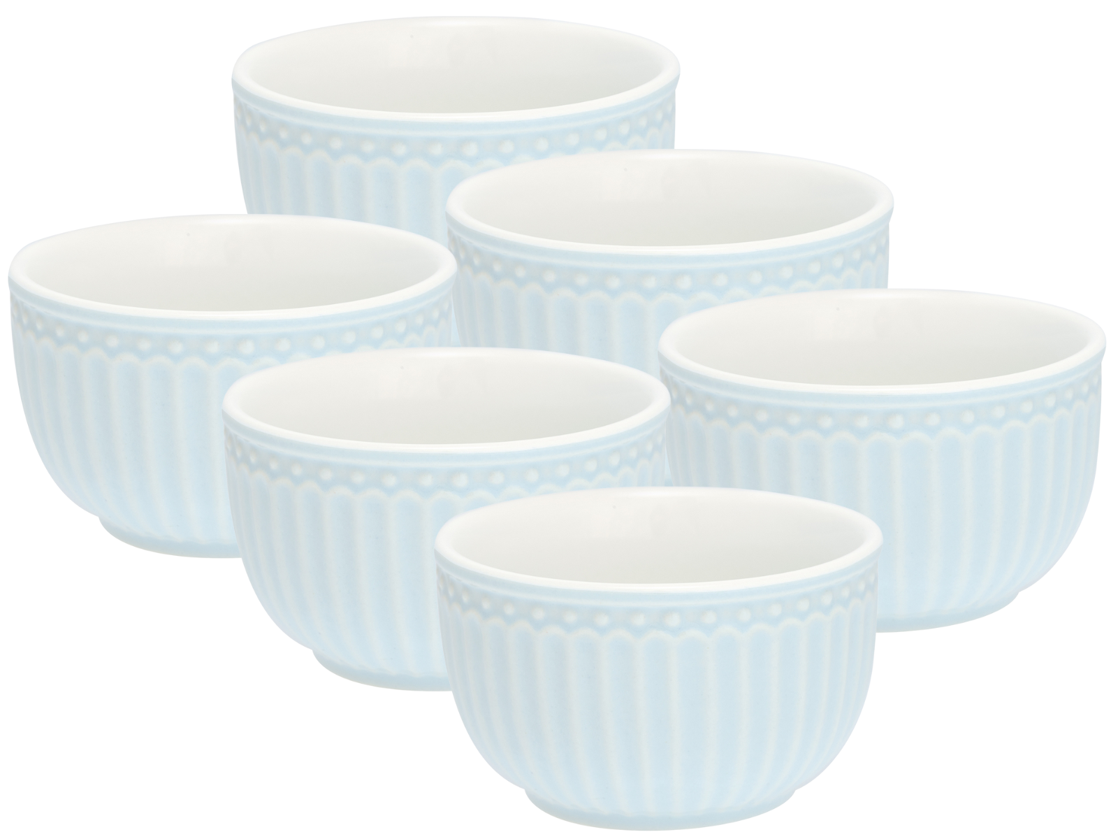 Greengate Alice Mini Bowl pale blue 8,5 cm Set6 Freisteller