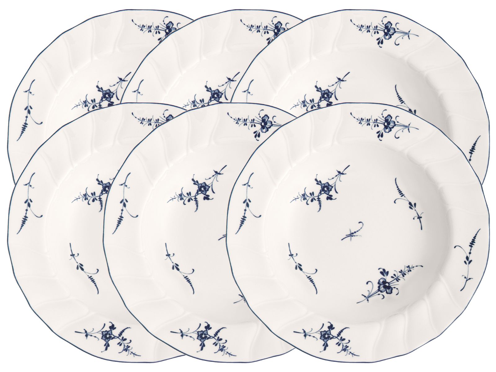 Villeroy & Boch Alt Luxemburg Suppenteller 23cm Set6