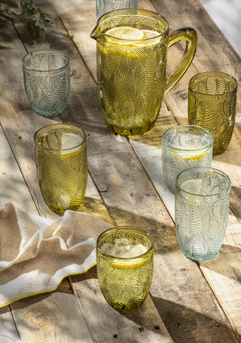 ladelle 60303 ARECA Longdrinkglas Olivgrün Set4